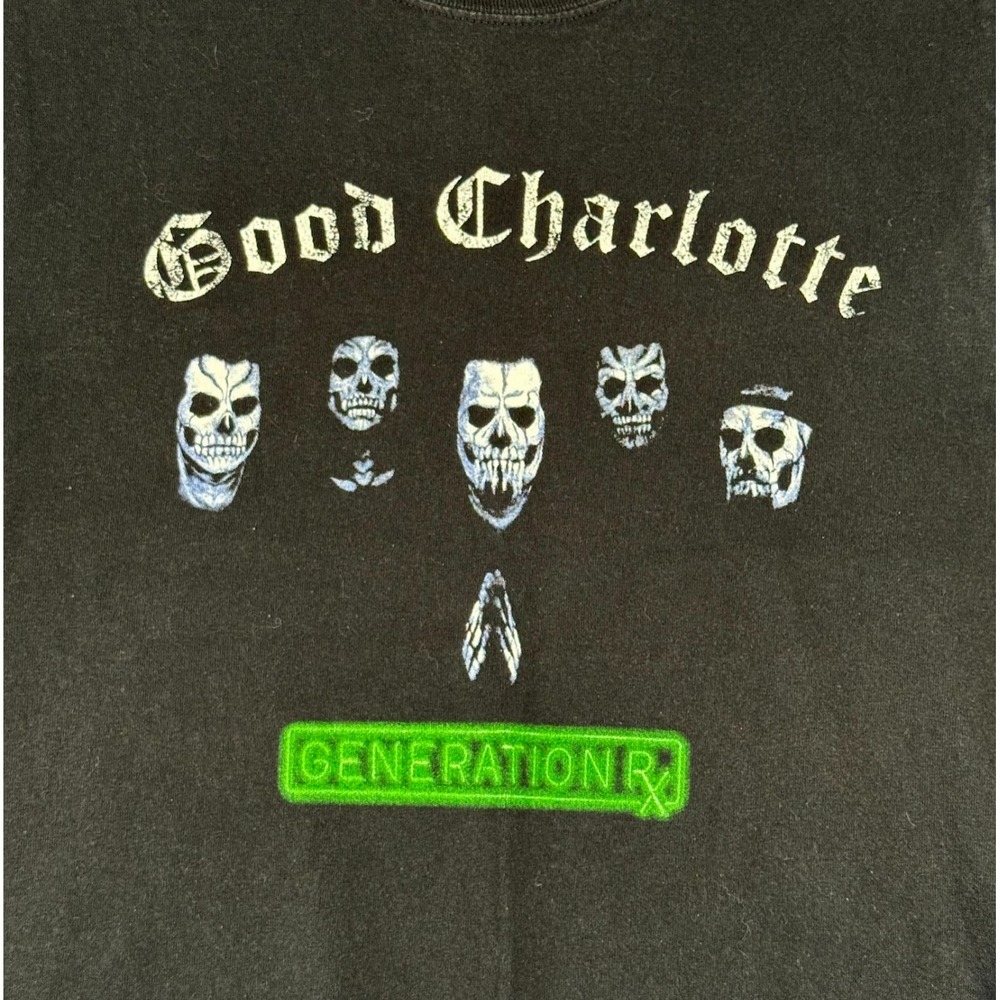Good Charlotte Generation RX Tour‎ Shirt 2018 Band Tee Black Graphic Rock XS